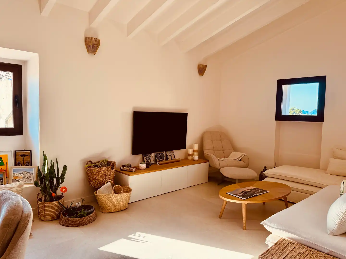 Living room of Attic for sale in Artà  with Air Conditioner and Heating