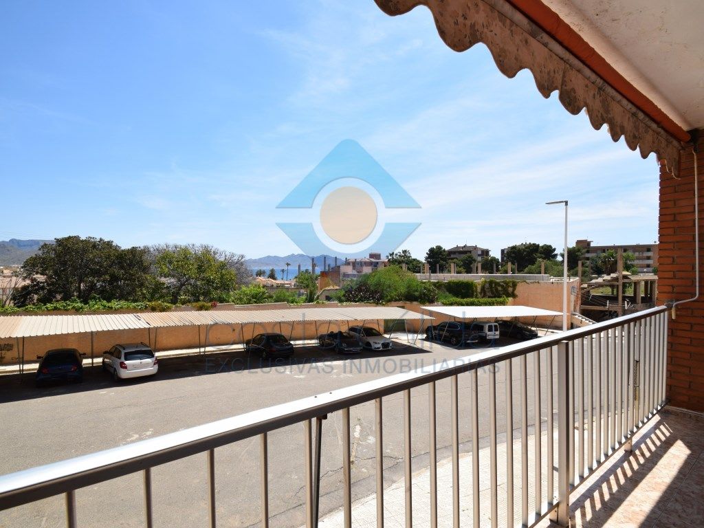 Exterior view of Flat for sale in Mazarrón  with Air Conditioner, Terrace and Furnished
