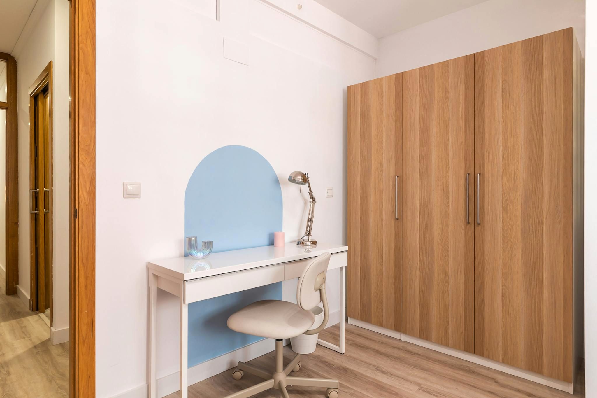 Dormitori de Pis per a compartir en  Valencia Capital amb Aire condicionat, Calefacció i Moblat