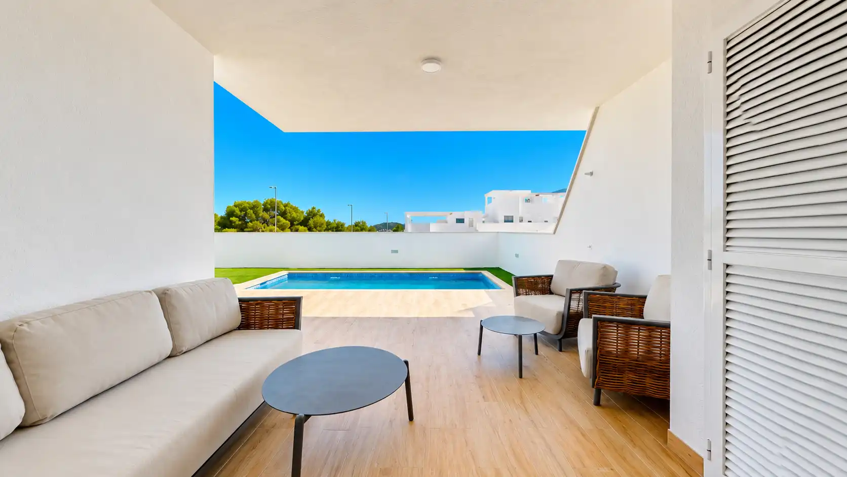 Neubau-Haus mit Pool zum Verkauf in Carrer de Veneçuela, imagen 2