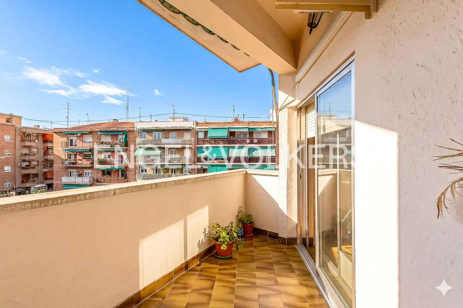 Balcony of Duplexes for sale in  Madrid Capital  with Air Conditioner, Heating and Parquet flooring