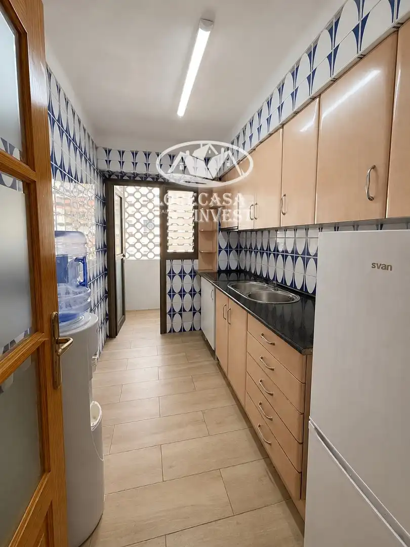 Kitchen of Flat for sale in  Palma de Mallorca  with Air Conditioner, Terrace and Furnished