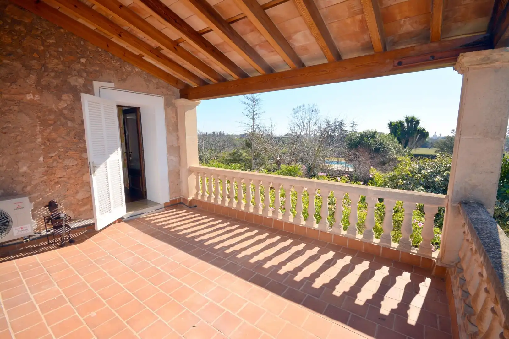 Terrassa de Finca rústica en venda en Marratxí amb Aire condicionat, Calefacció i Jardí privat