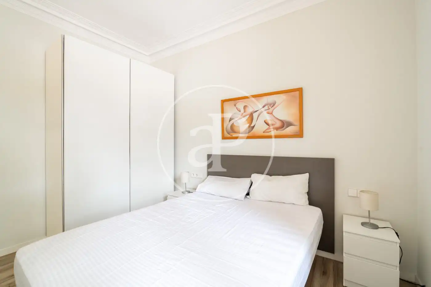Schlafzimmer von Wohnung zum Verkauf in Barcelona mit Klimaanlage, Heizung und Möbliert