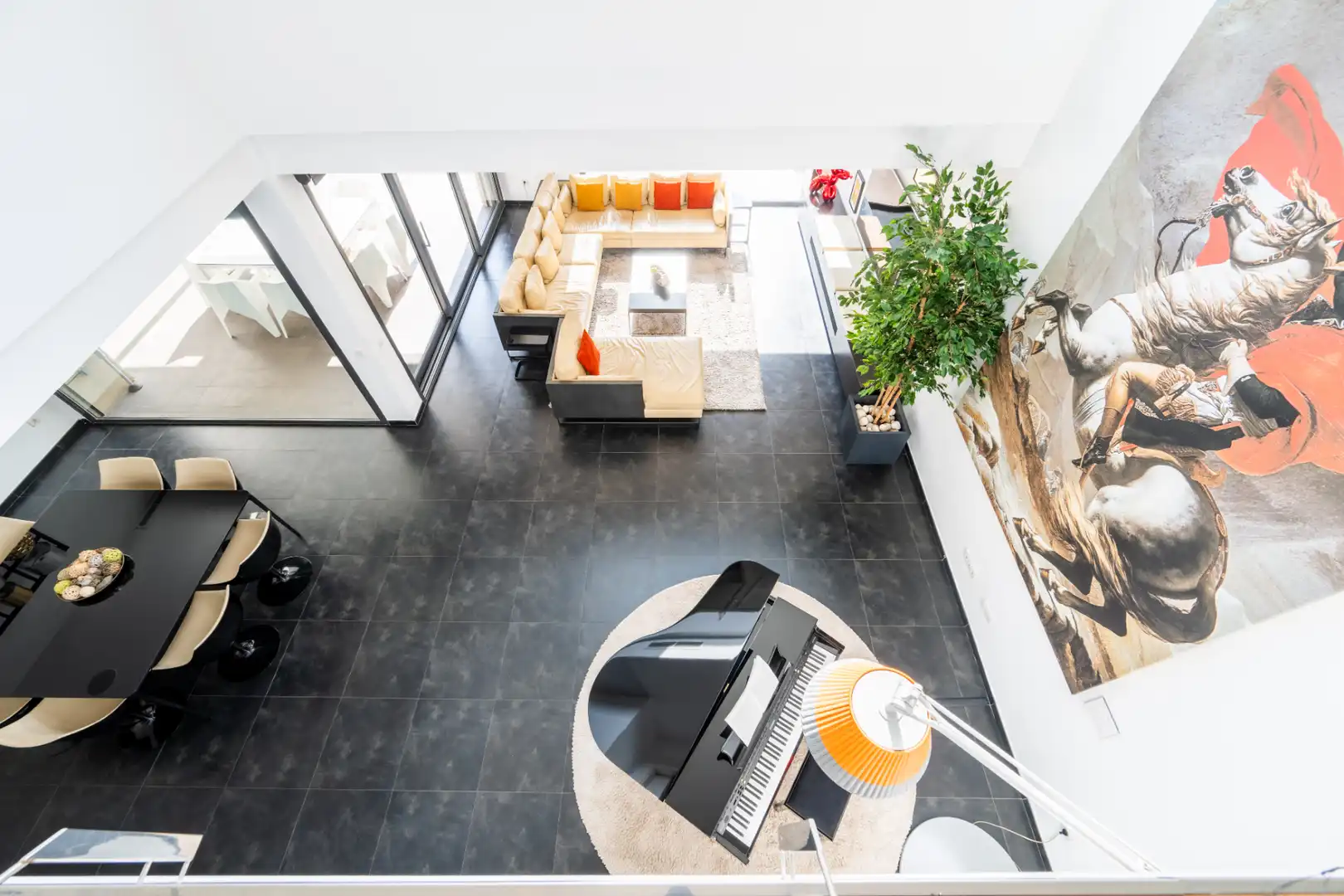 Sala de estar de Casa o chalet en venta en Sant Cugat del Vallès con Aire acondicionado, Calefacción y Jardín privado