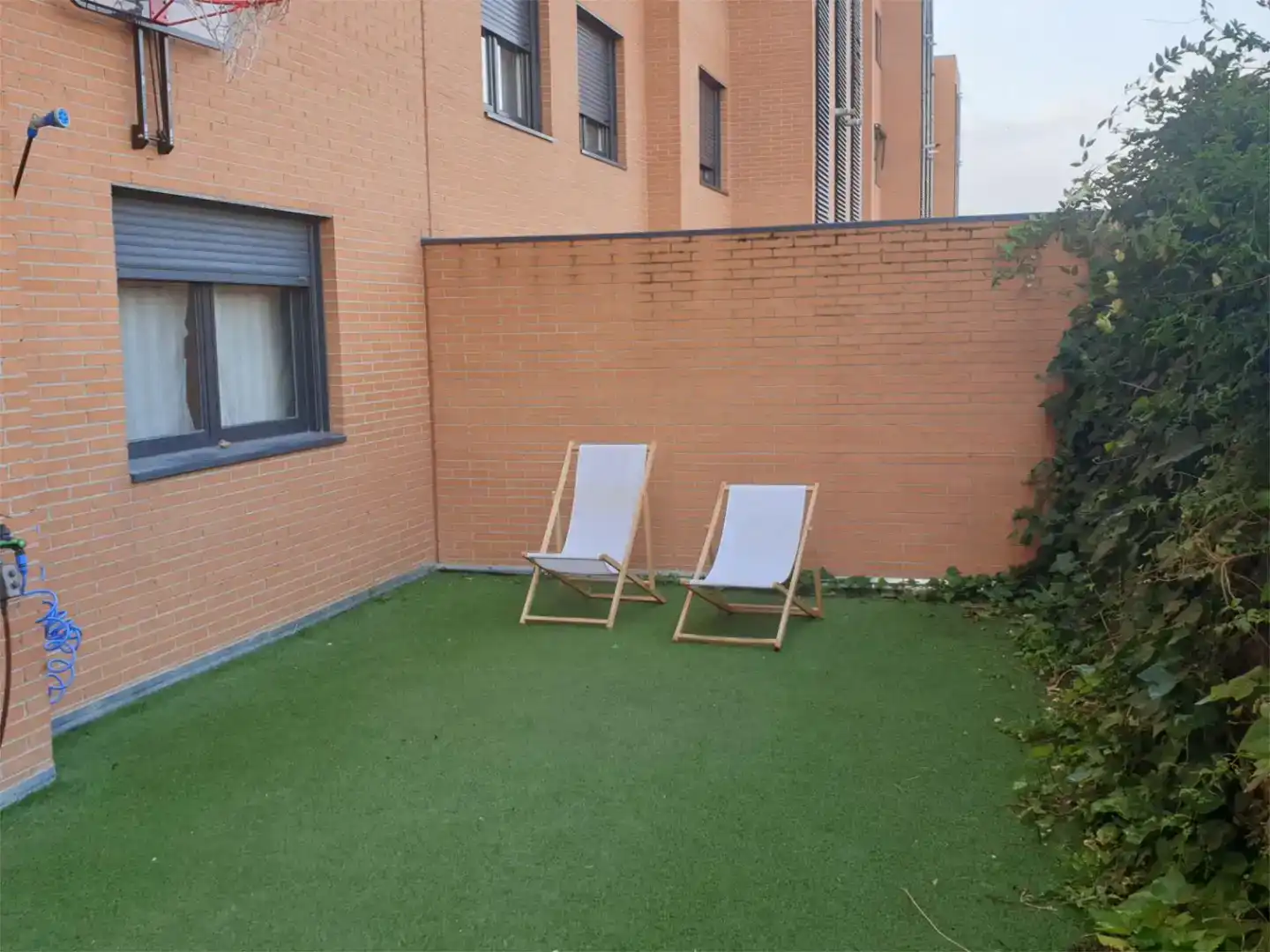 Terrasse von Dachboden zur Miete in San Sebastián de los Reyes mit Klimaanlage, Schwimmbad und Balkon