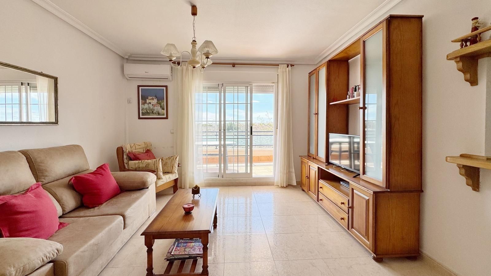 Living room of Apartment for sale in Pilar de la Horadada  with Air Conditioner, Terrace and Balcony