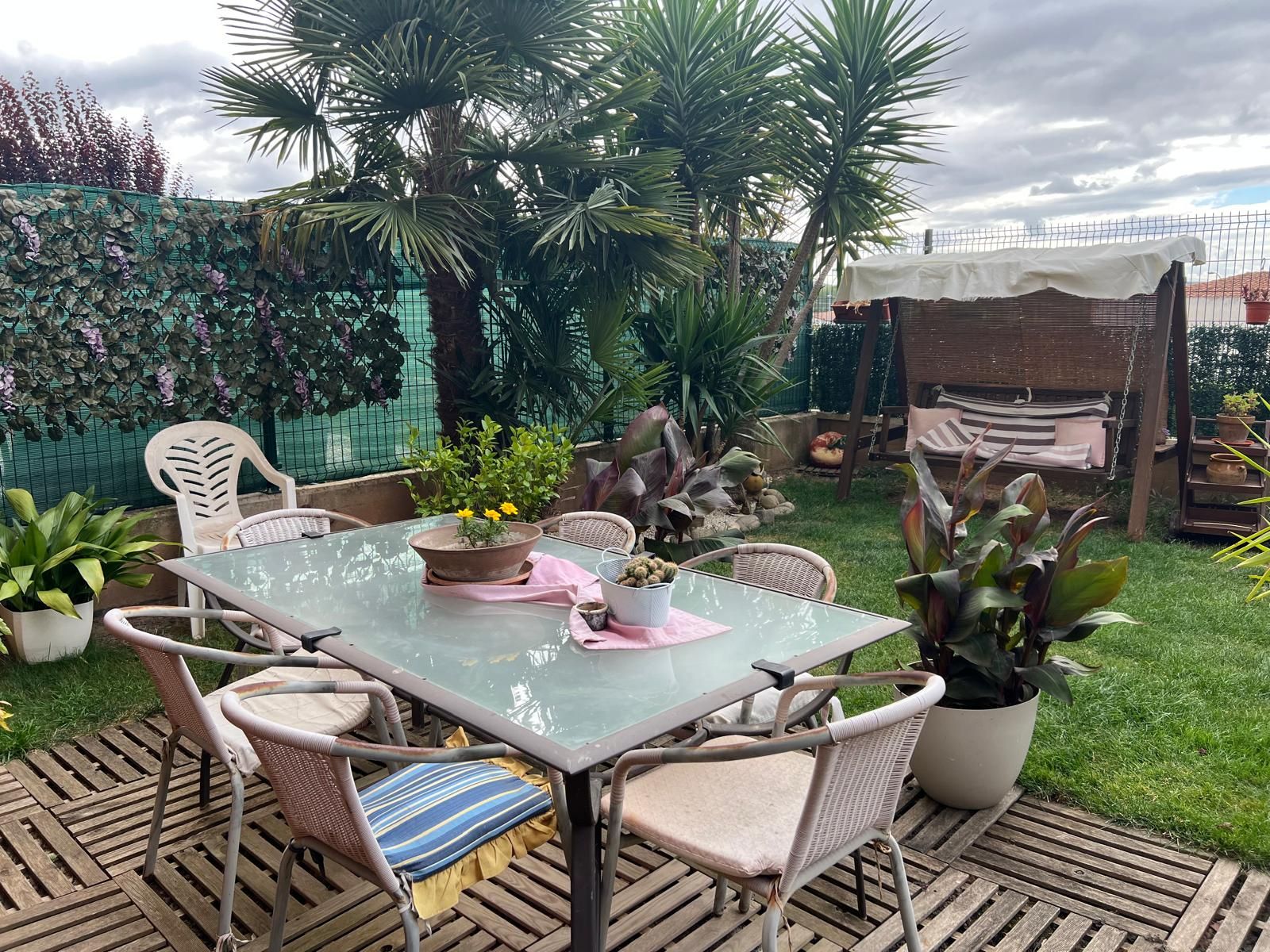 Terrassa de Planta baixa en venda en Villamediana de Iregua amb Calefacció, Jardí privat i Parquet