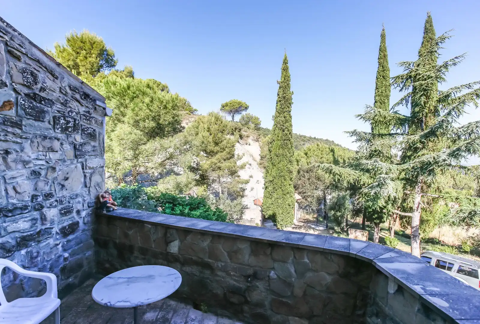 Terrasse von Country house zum Verkauf in Sant Vicenç de Castellet mit Heizung, Privatgarten und Terrasse