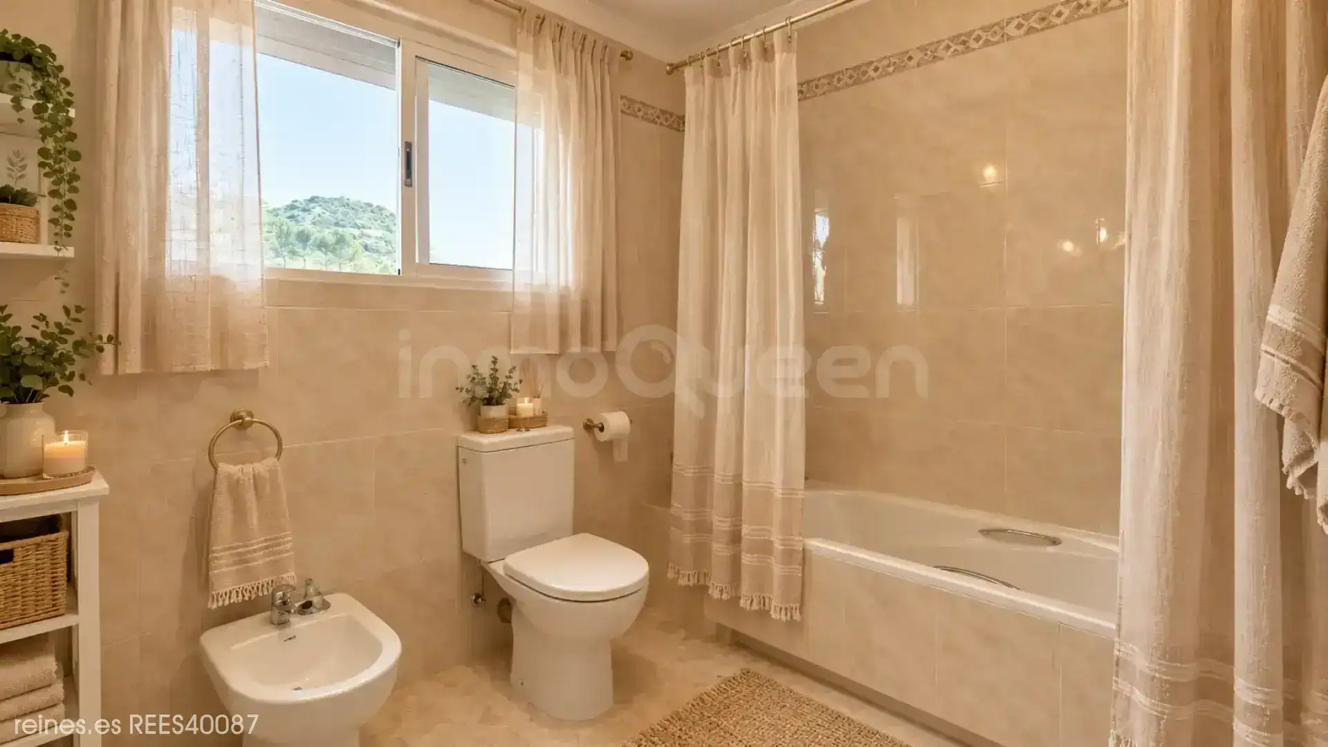Baño de Casa o chalet en venta en Villar del Olmo con Calefacción, Jardín privado y Terraza
