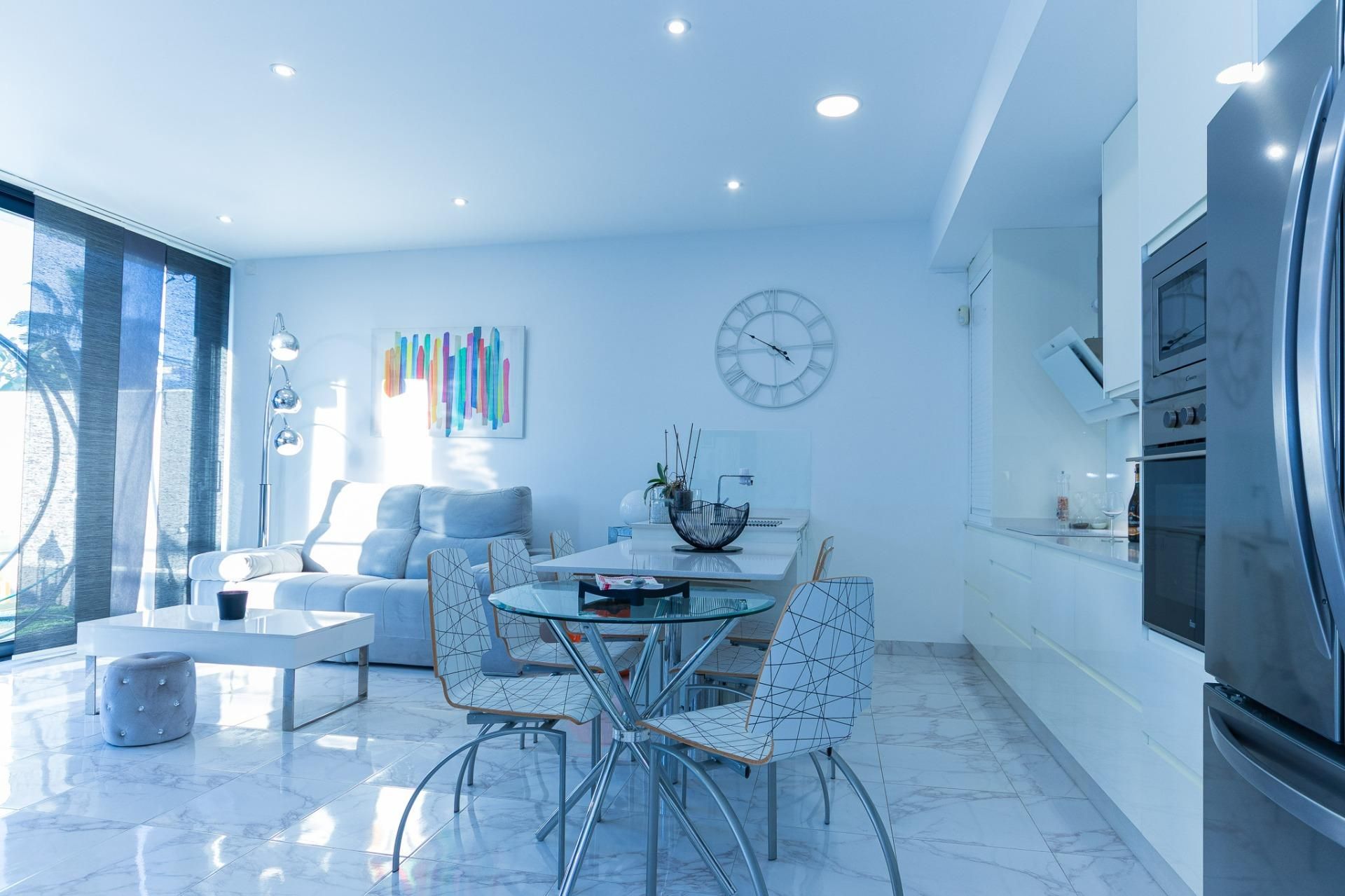 Comedor de Casa o chalet de alquiler en San Javier con Aire acondicionado, Jardín privado y Terraza