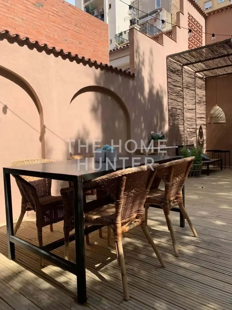 Terrasse von Wohnung zum Verkauf in Barcelona mit Heizung, Privatgarten und Terrasse