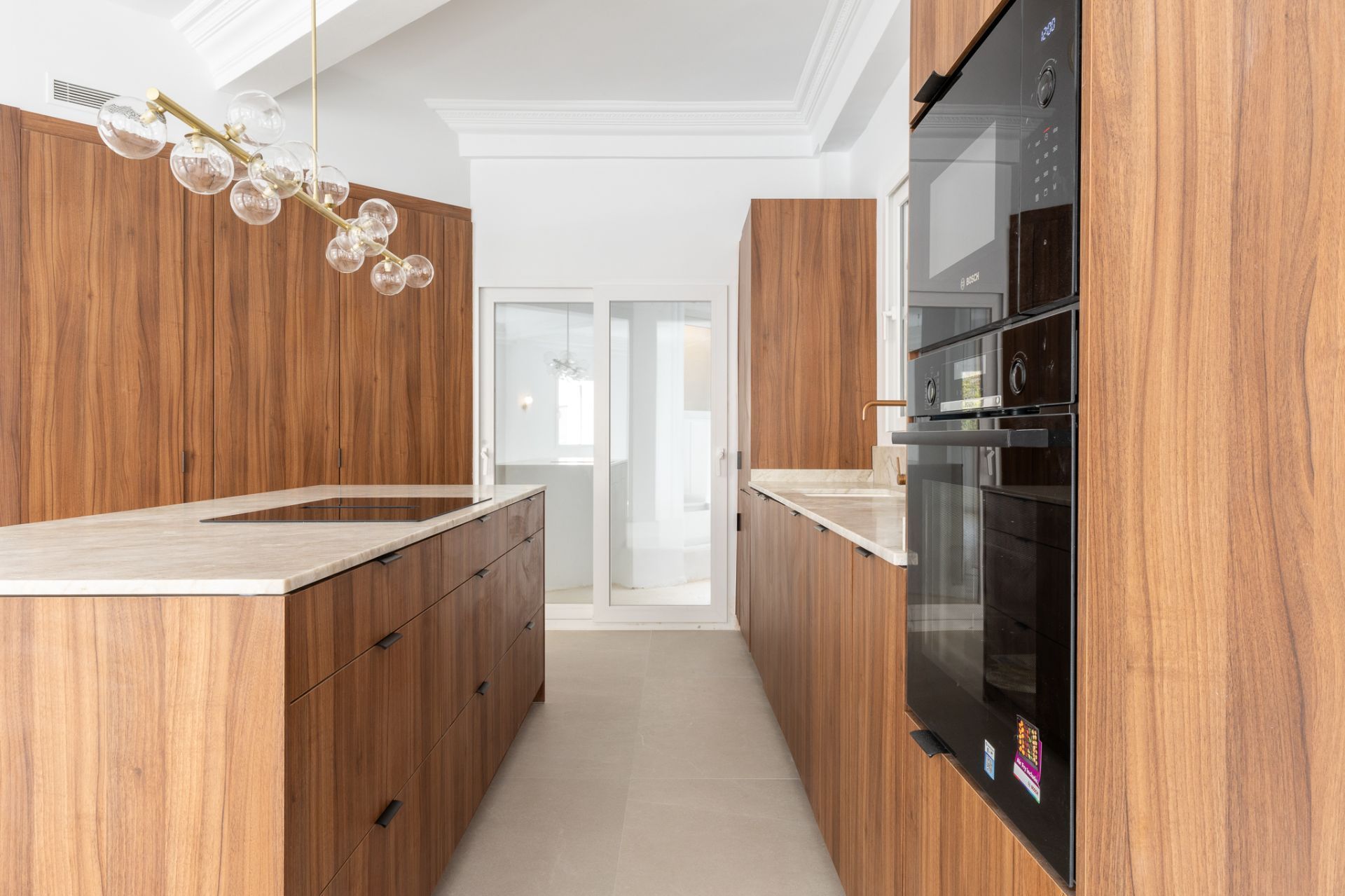 Kitchen of Flat for sale in  Valencia Capital  with Air Conditioner and Terrace