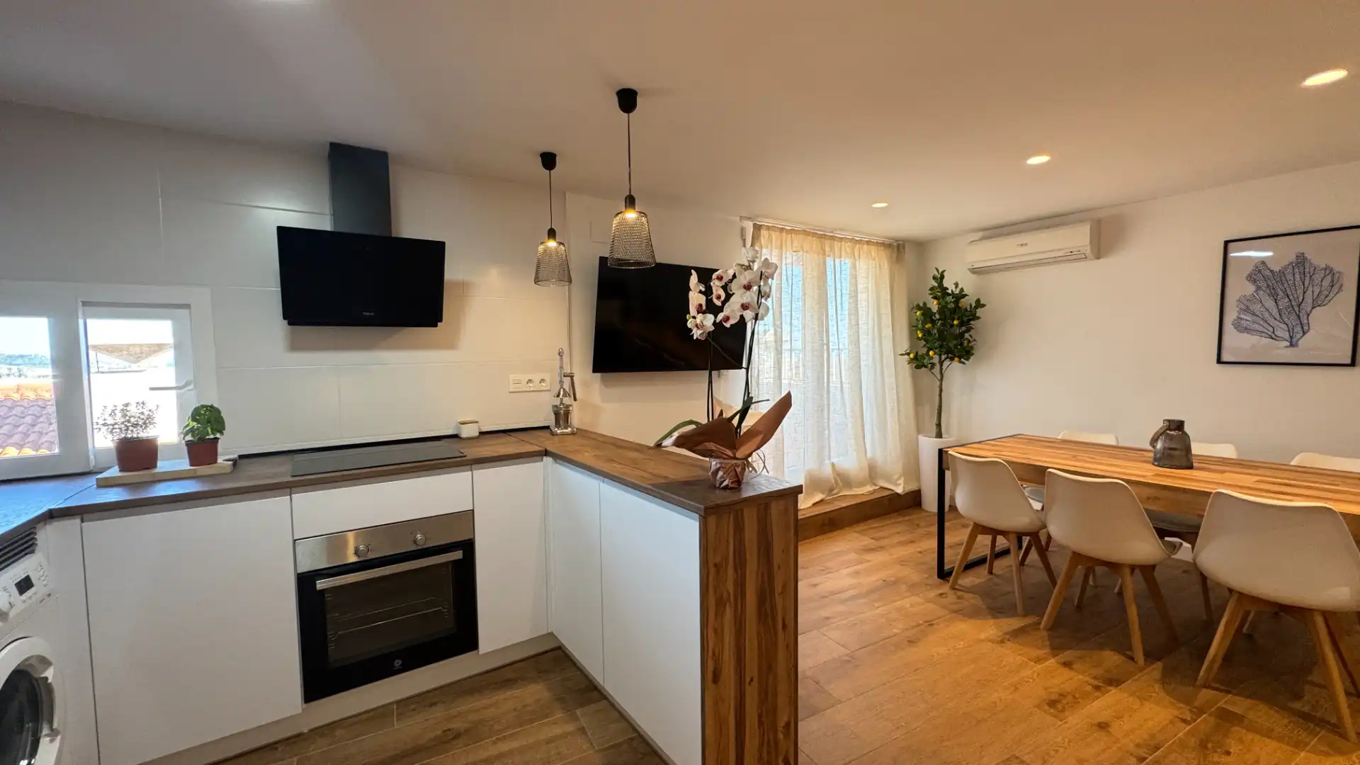Küche von Wohnung zur Miete in Motril mit Klimaanlage, Parkett und Terrasse