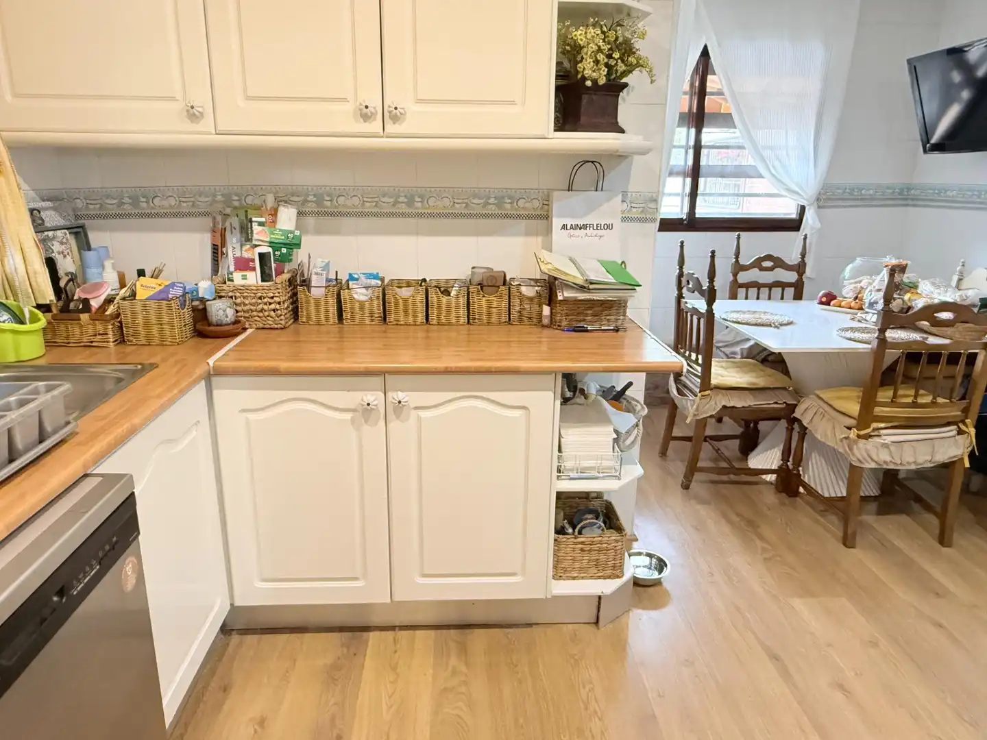Cocina de Casa adosada en venta en Sant Joan d'Alacant con Jardín privado y Piscina comunitaria