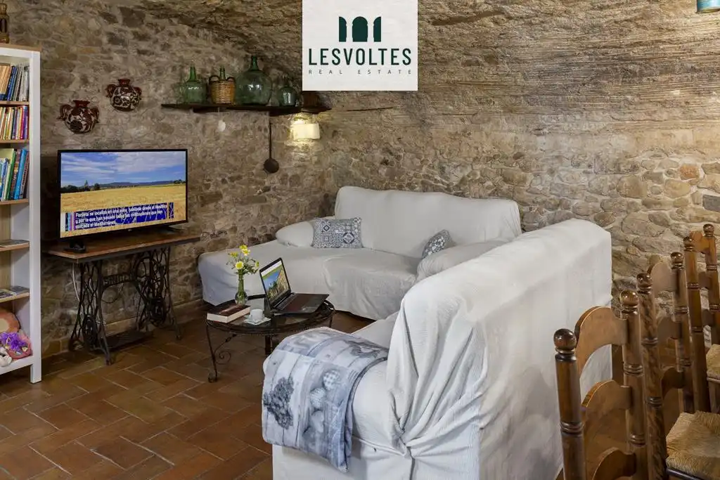 Living room of Houses for rent in Forallac  with Heating, Private garden and Parquet flooring