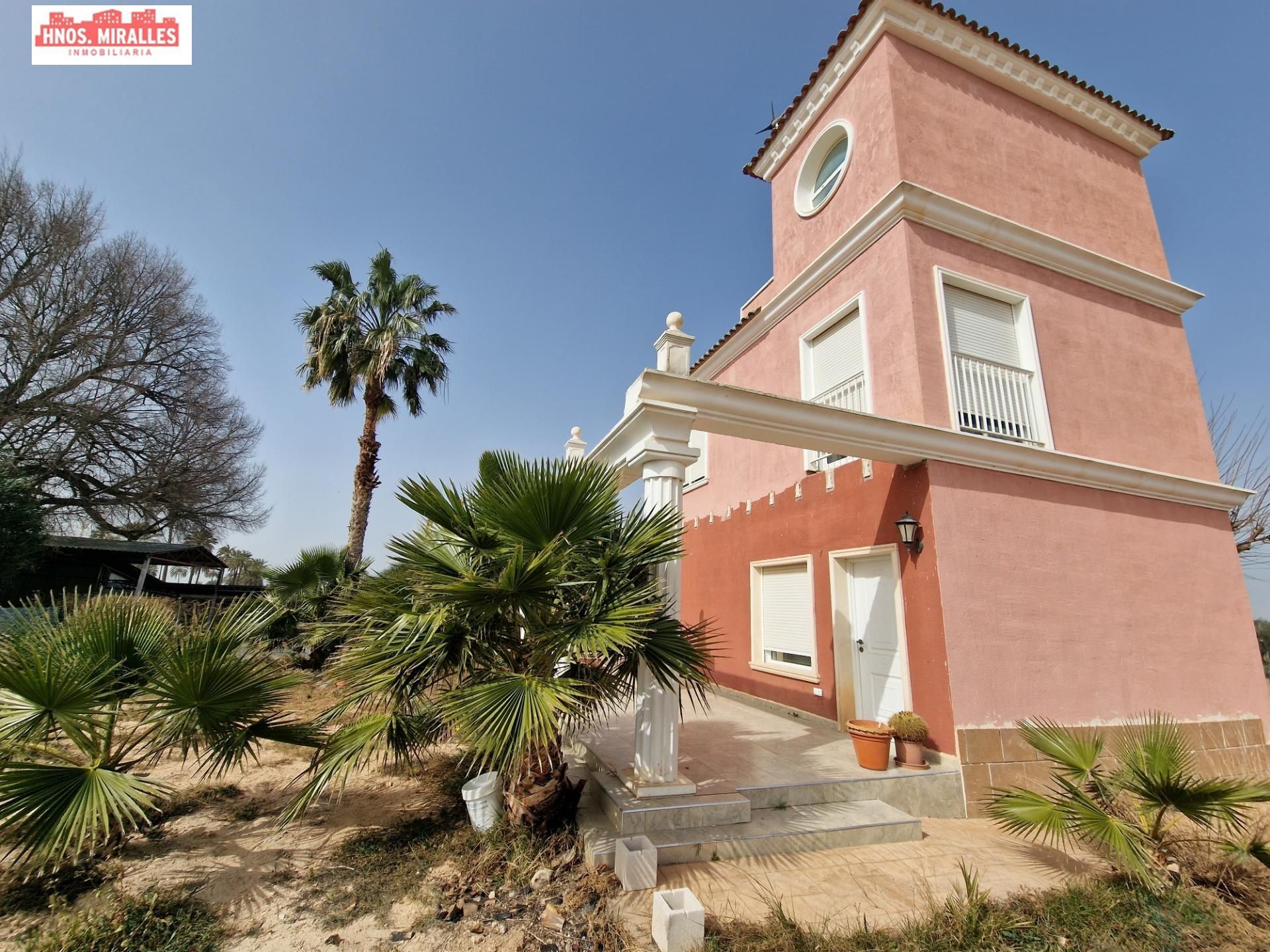 Exterior view of House or chalet for sale in Elche / Elx  with Air Conditioner, Private garden and Terrace