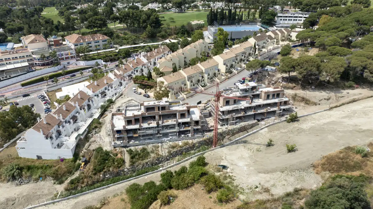 Vista exterior de Planta baja en venta en Marbella con Aire acondicionado, Jardín privado y Terraza