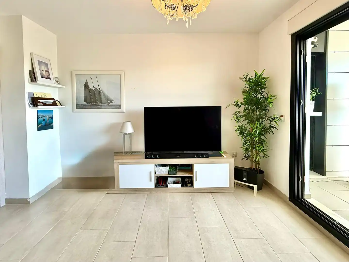 Sala de estar de Apartamento en venta en Dénia con Aire acondicionado, Calefacción y Terraza