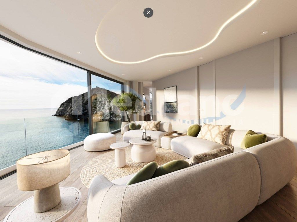 Sala d'estar de Dúplex en venda en Finestrat amb Aire condicionat, Calefacció i Jardí privat