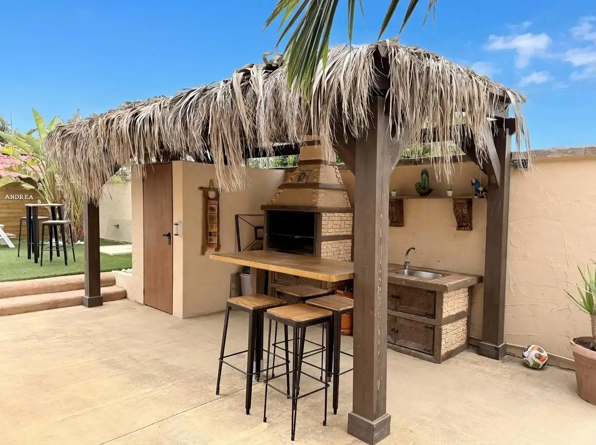 Terraza de Casa o chalet en venta en San Vicente del Raspeig / Sant Vicent del Raspeig con Aire acondicionado, Jardín privado y Terraza