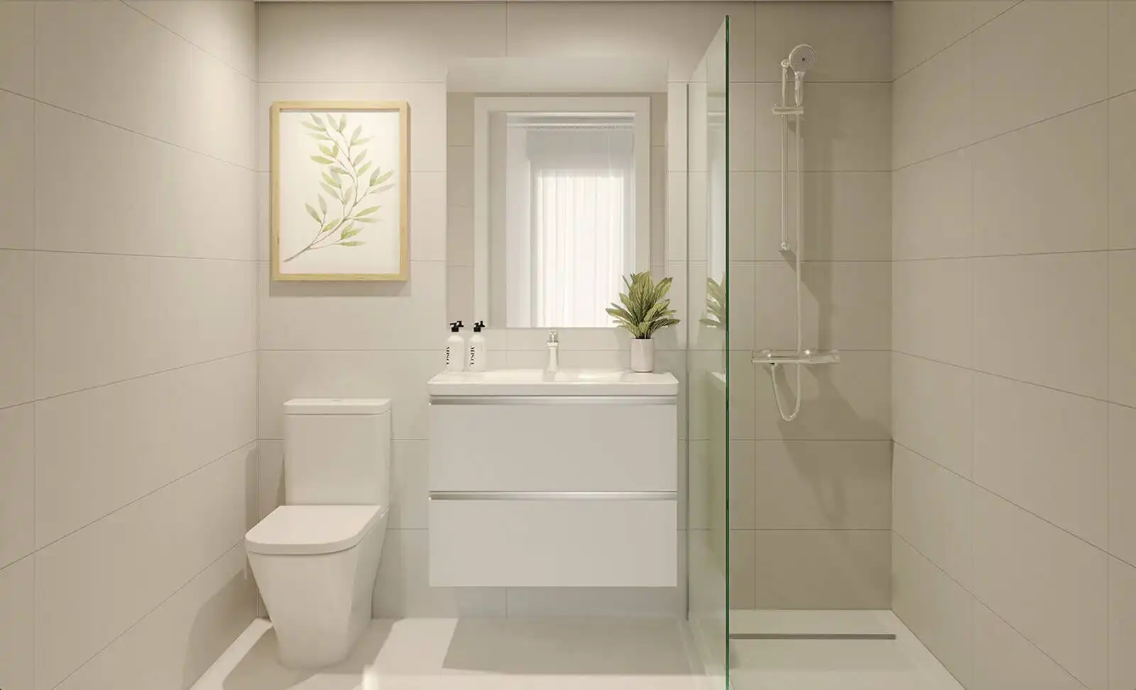 Bany de Apartament en venda en Terrassa amb Aire condicionat, Terrassa i Traster