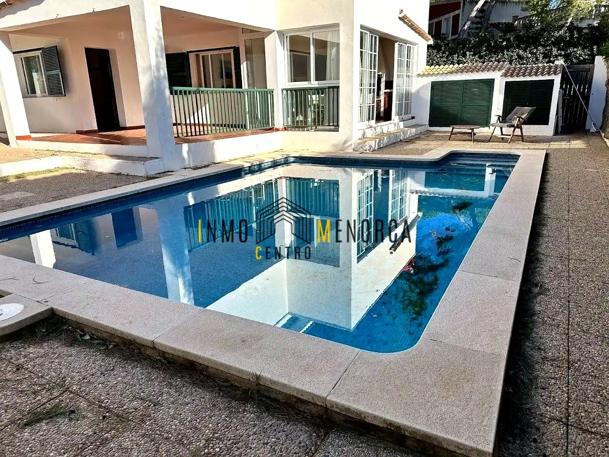 Piscina de Casa o xalet en venda en Es Mercadal amb Aire condicionat, Jardí privat i Terrassa