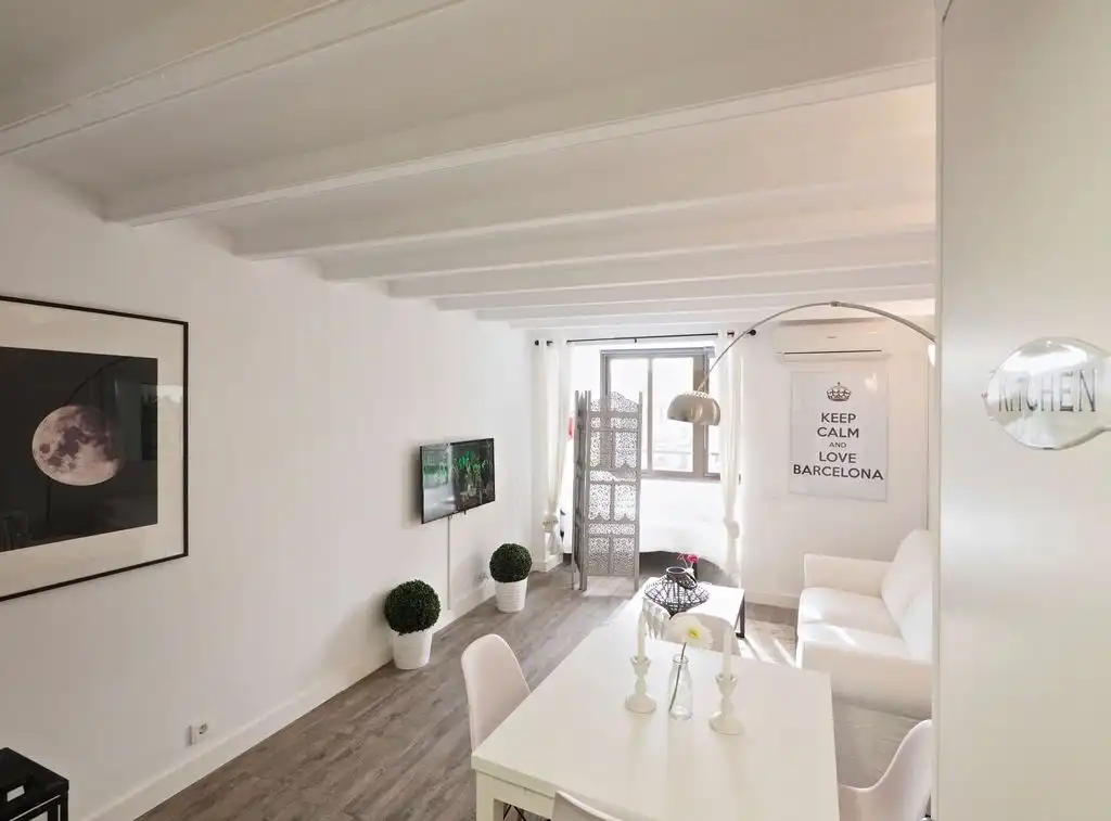 Living room of Flat for rent in Rozas Centro