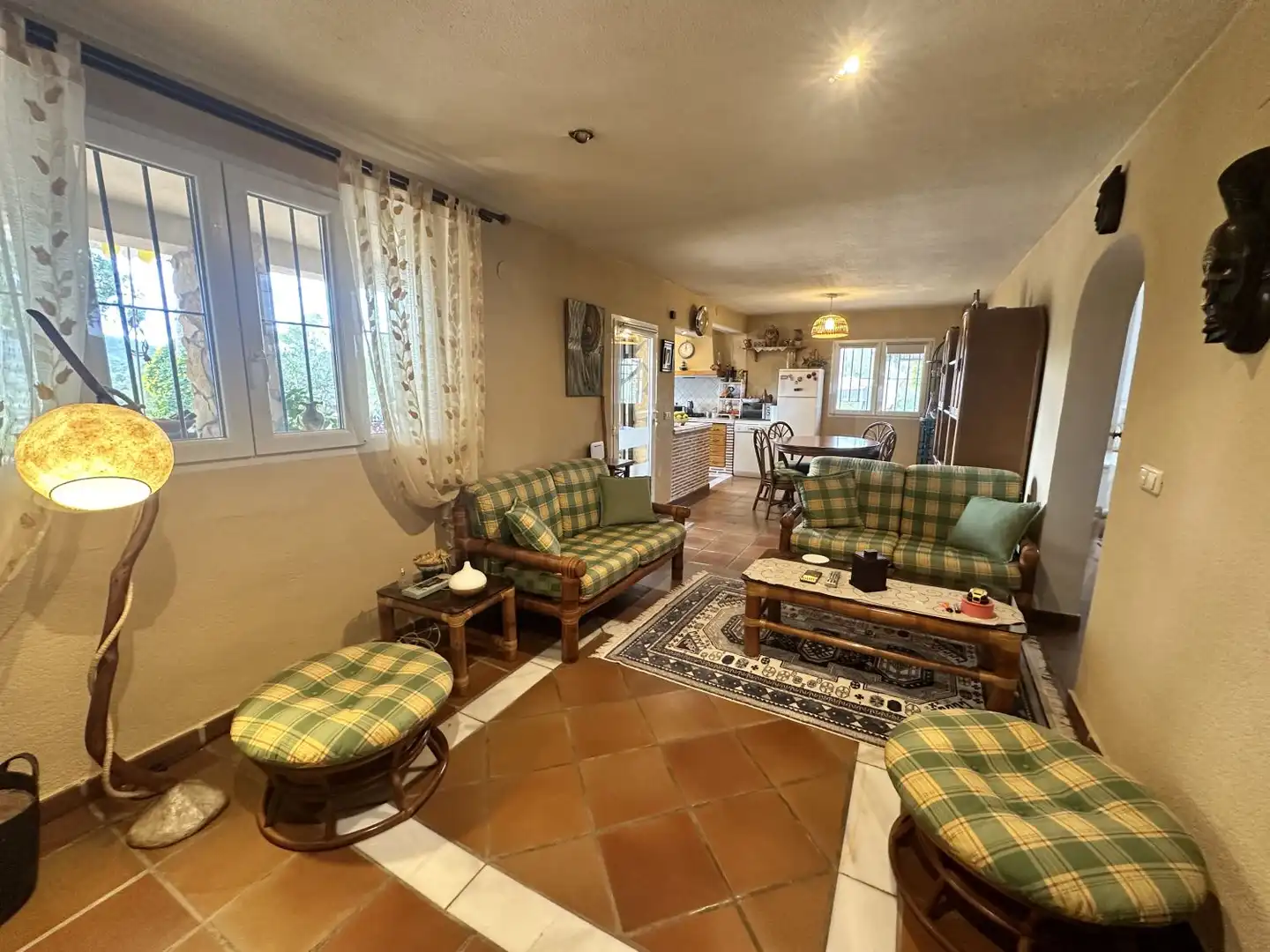 Living room of Houses for sale in Alfara de la Baronia  with Heating, Private garden and Terrace