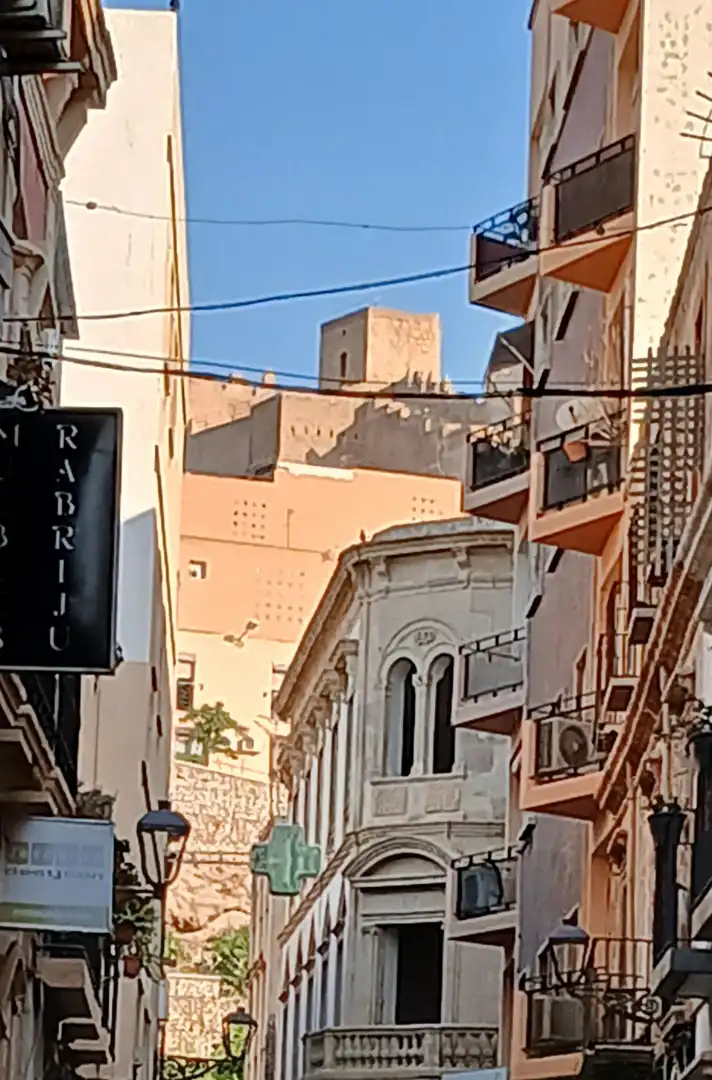 Vista exterior de Casa o xalet en venda en Almería amb Aire condicionat, Jardí privat i Terrassa