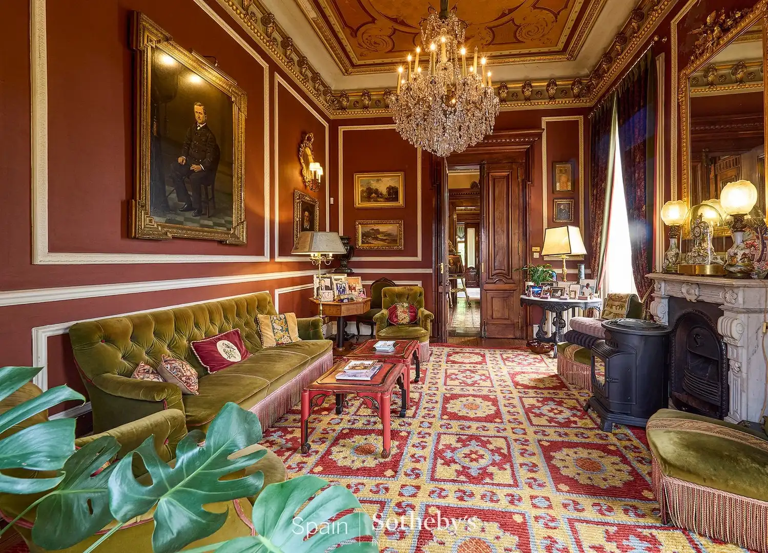 Sala d'estar de Casa o xalet en venda en Gijón  amb Calefacció, Jardí privat i Terrassa