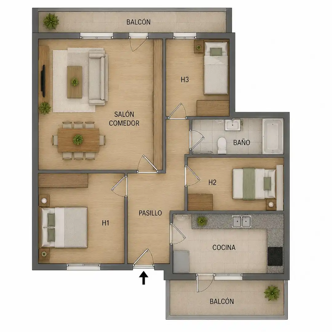 Flat for sale in Figueres  with Storage room, Oven and Balcony