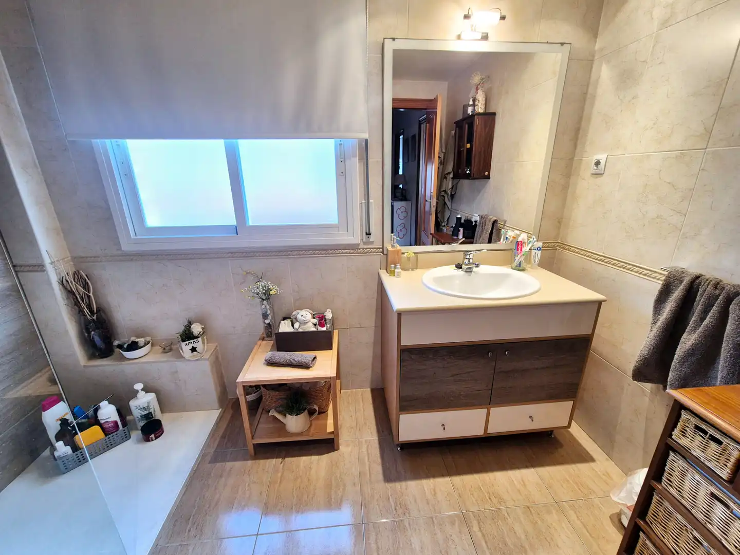 Baño de Casa adosada en venta en Malgrat de Mar con Aire acondicionado, Calefacción y Jardín privado