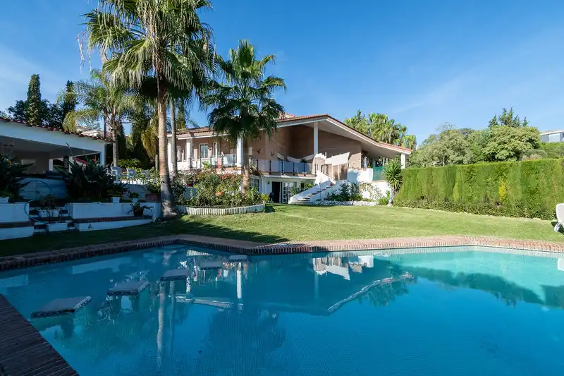 Garden of Houses for rent in Estepona  with Air Conditioner, Private garden and Terrace