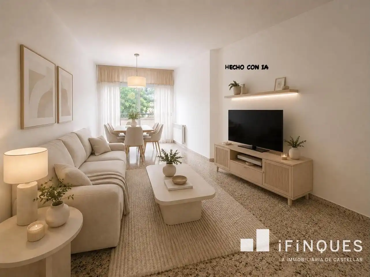 Sala de estar de Planta baja en venta en Castellar del Vallès con Calefacción, Terraza y Internet