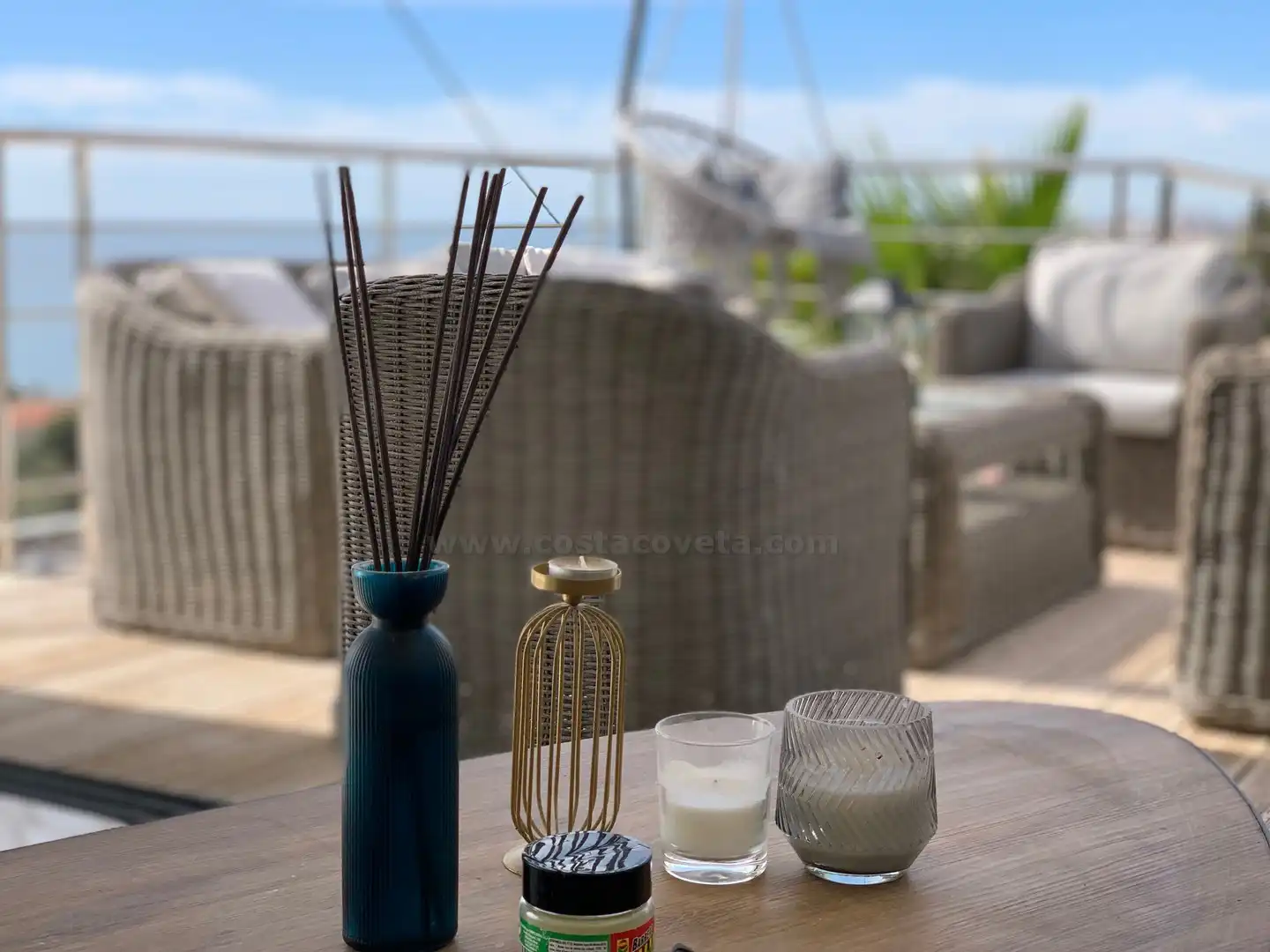 Terraza de Casa o chalet en venta en El Campello con Aire acondicionado, Jardín privado y Terraza