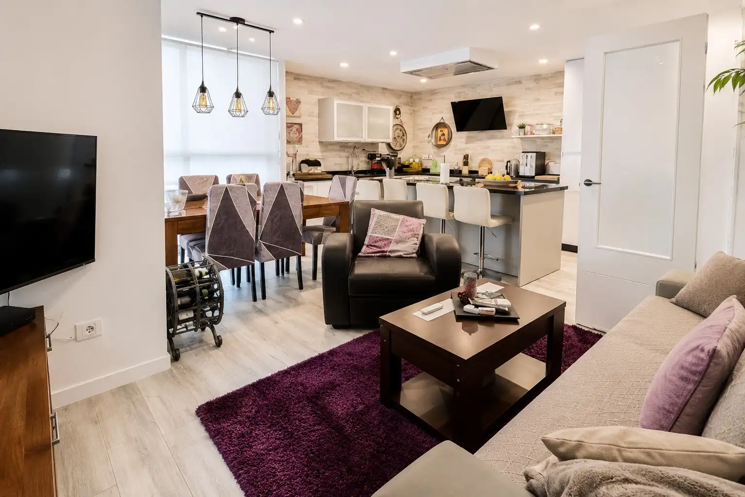 Sala de estar de Casa o chalet en venta en San Pedro del Pinatar con Aire acondicionado, Calefacción y Parquet
