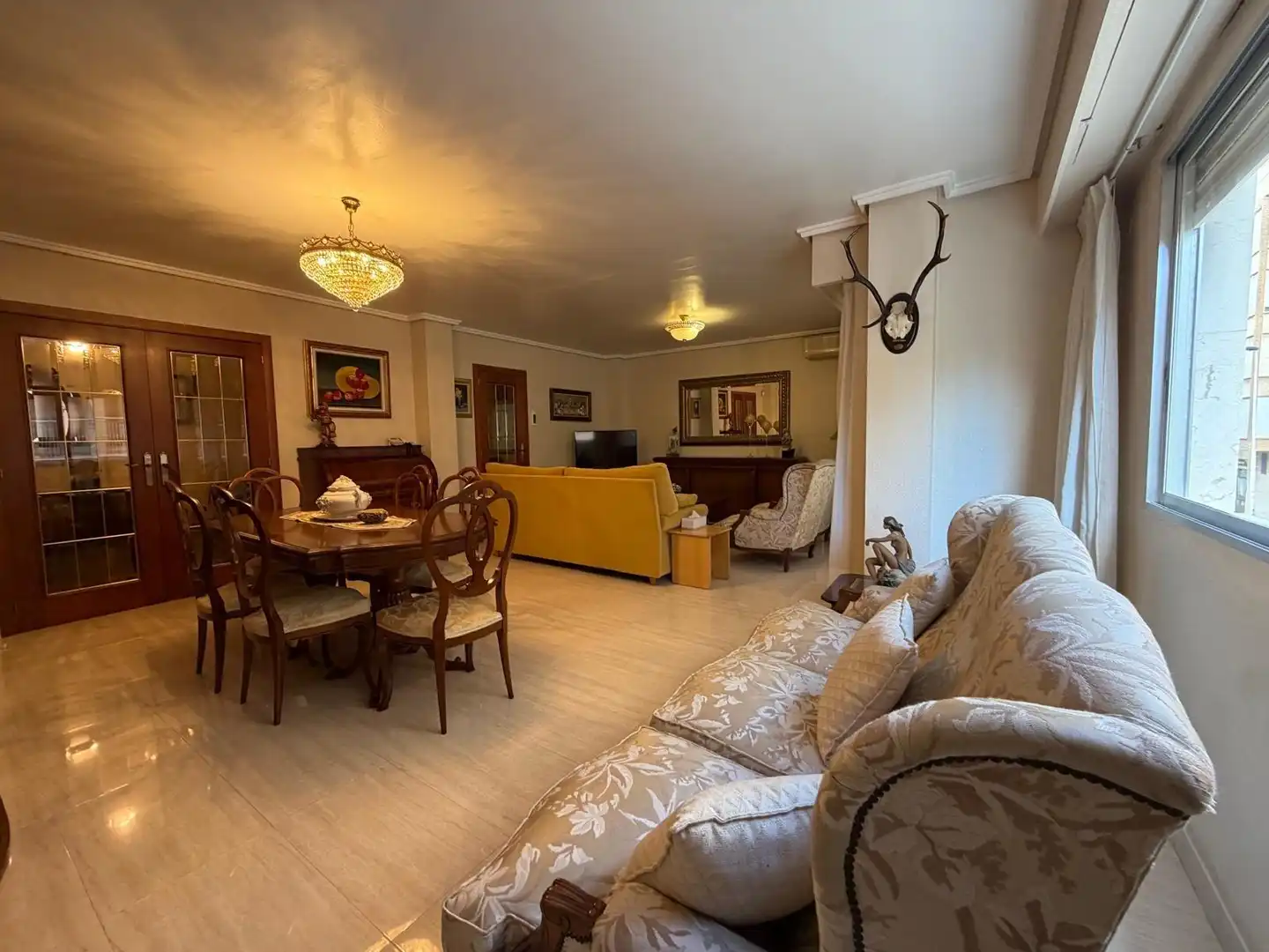 Sala de estar de Piso en venta en Ausias March