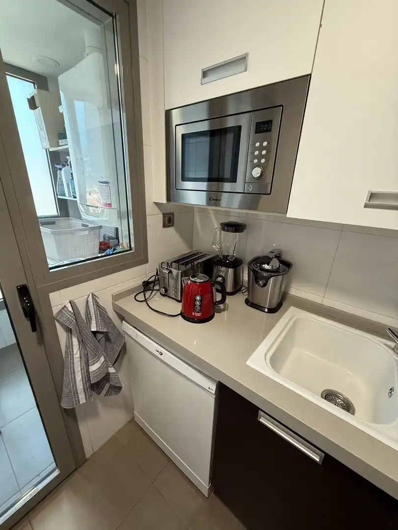 Cocina de Piso de alquiler en Valencia con Aire acondicionado, Calefacción y Parquet
