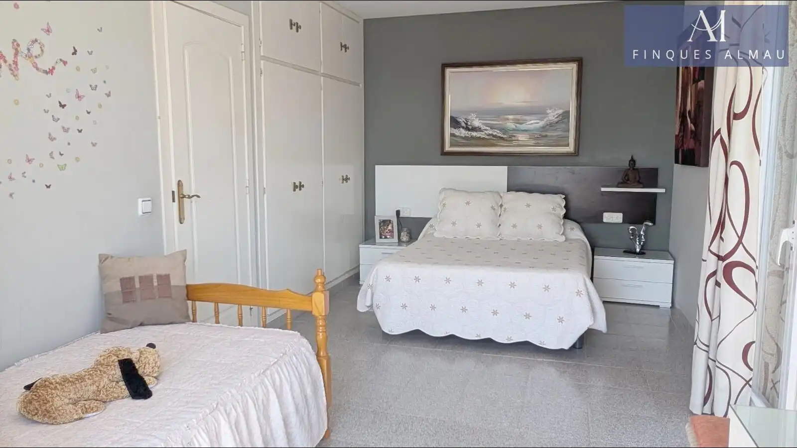 Bedroom of Detached homes for sale in Vilanova i la Geltrú  with Air Conditioner, Heating and Private garden