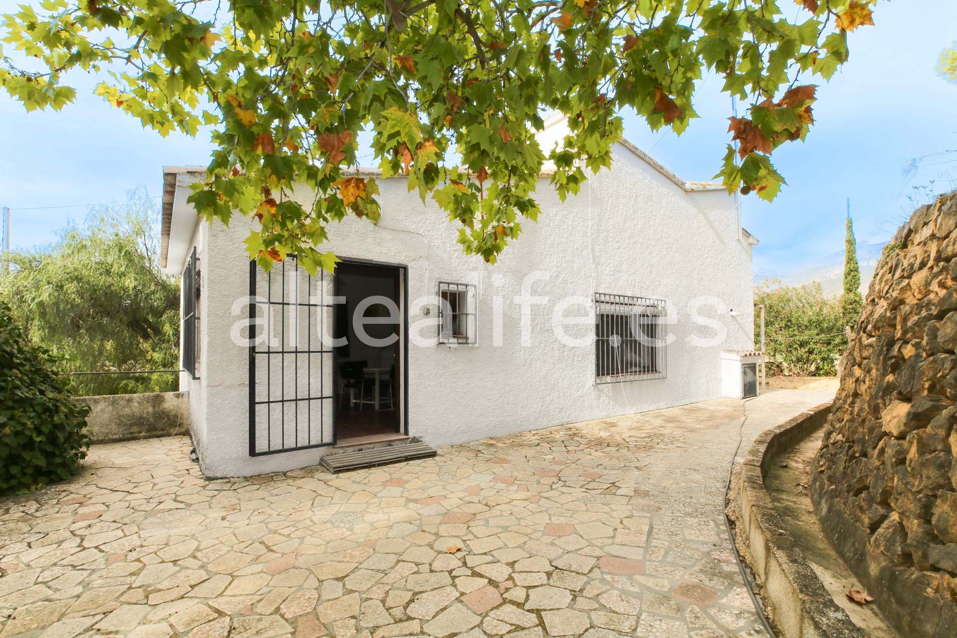 Vista exterior de Finca rústica en venta en Altea con Jardín privado, Terraza y Trastero