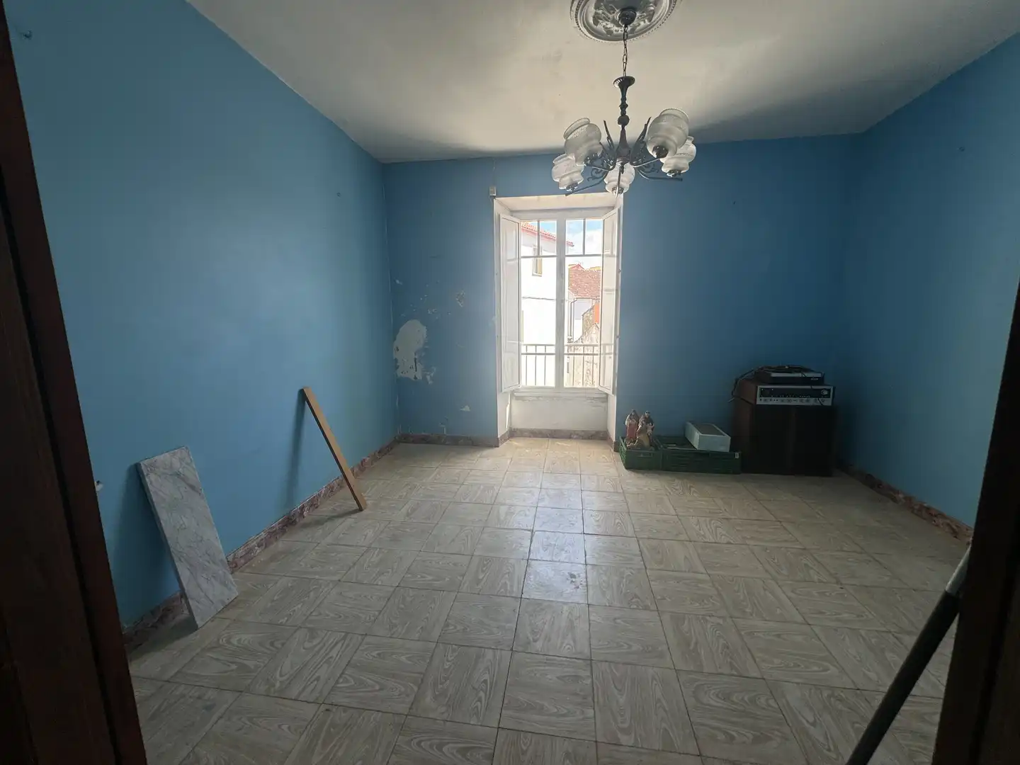 Sala d'estar de Finca rústica en venda en Muros amb Jardí privat, Terrassa i Balcó