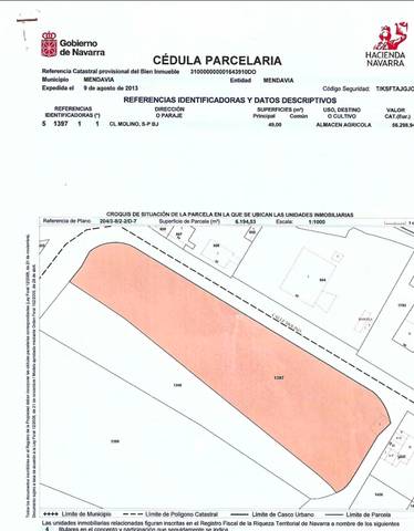 Terreno residencial en Venta en Mendavia