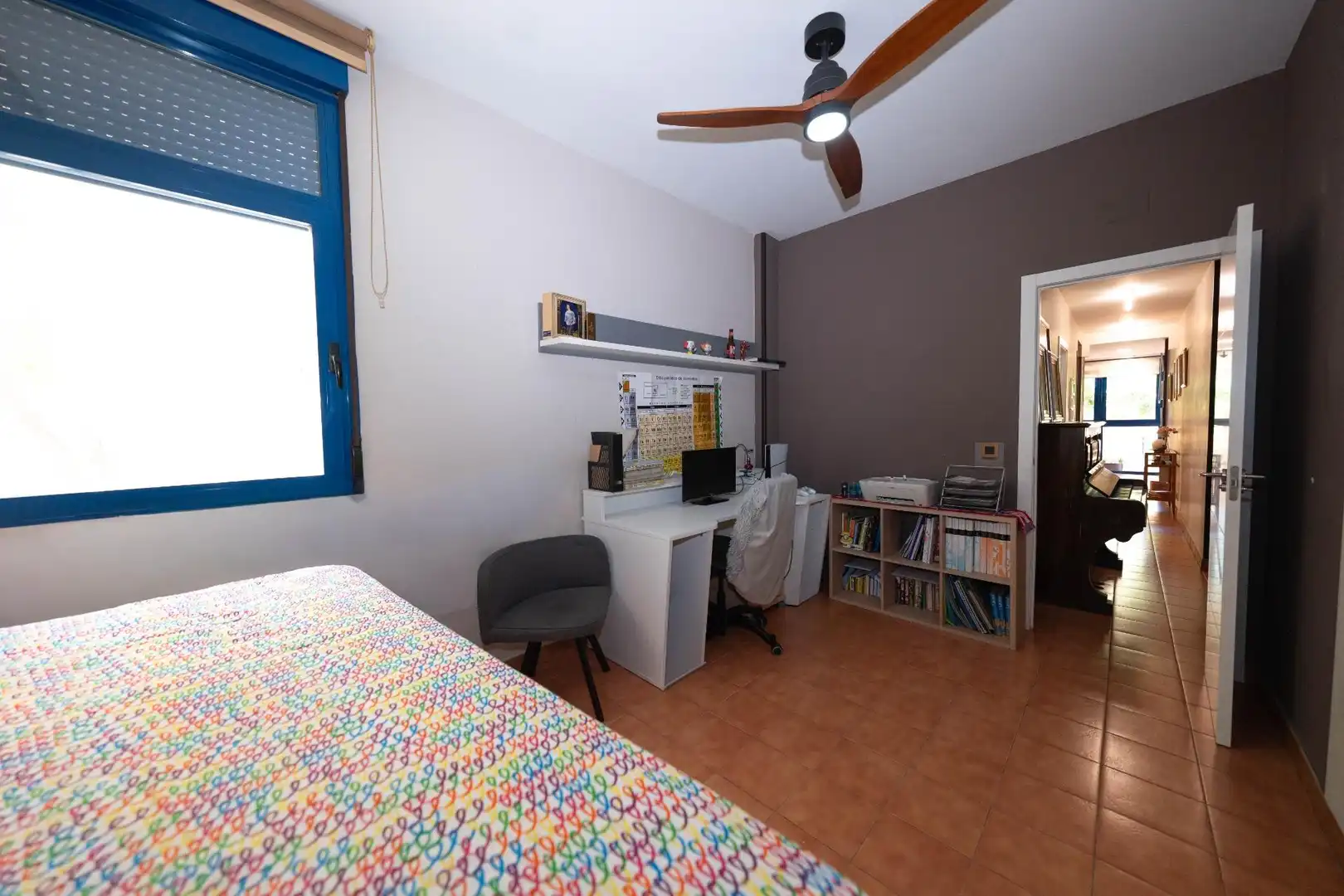 Schlafzimmer von Haus oder Chalet zum Verkauf in Madrid mit Klimaanlage, Heizung und Privatgarten