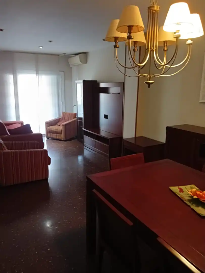 Sala de estar de Piso de alquiler en Lleida con Aire acondicionado, Amueblado y Lavadora