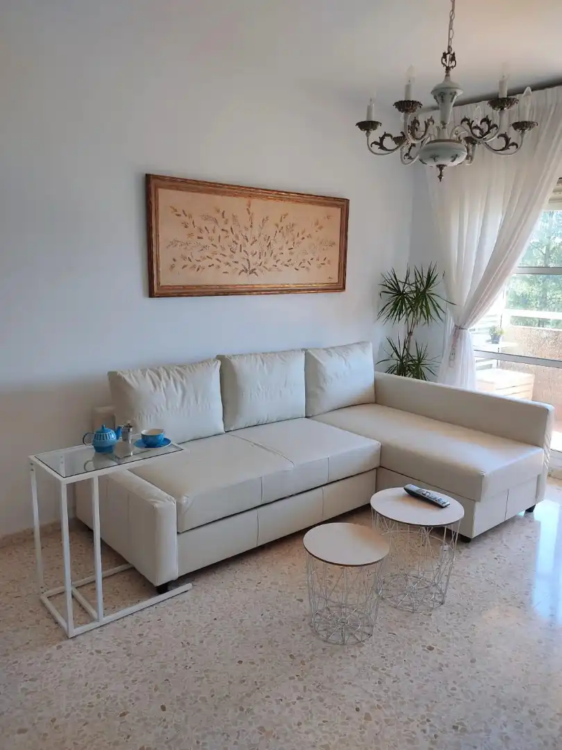 Living room of Flat for sale in Sanlúcar de Barrameda  with Furnished, Balcony and Internet