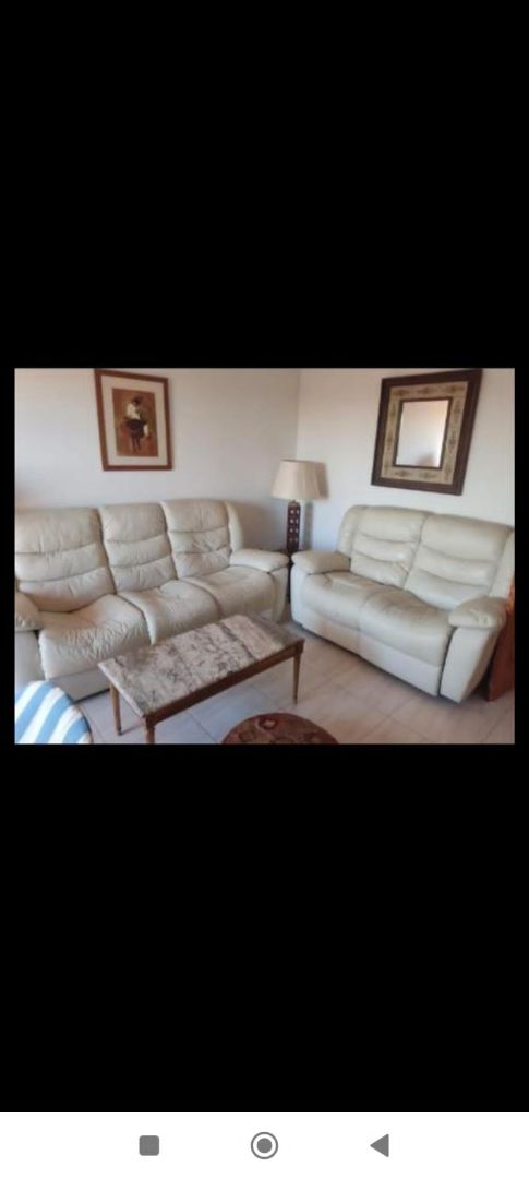 Living room of Flat to rent in Vera  with Heating, Terrace and Furnished