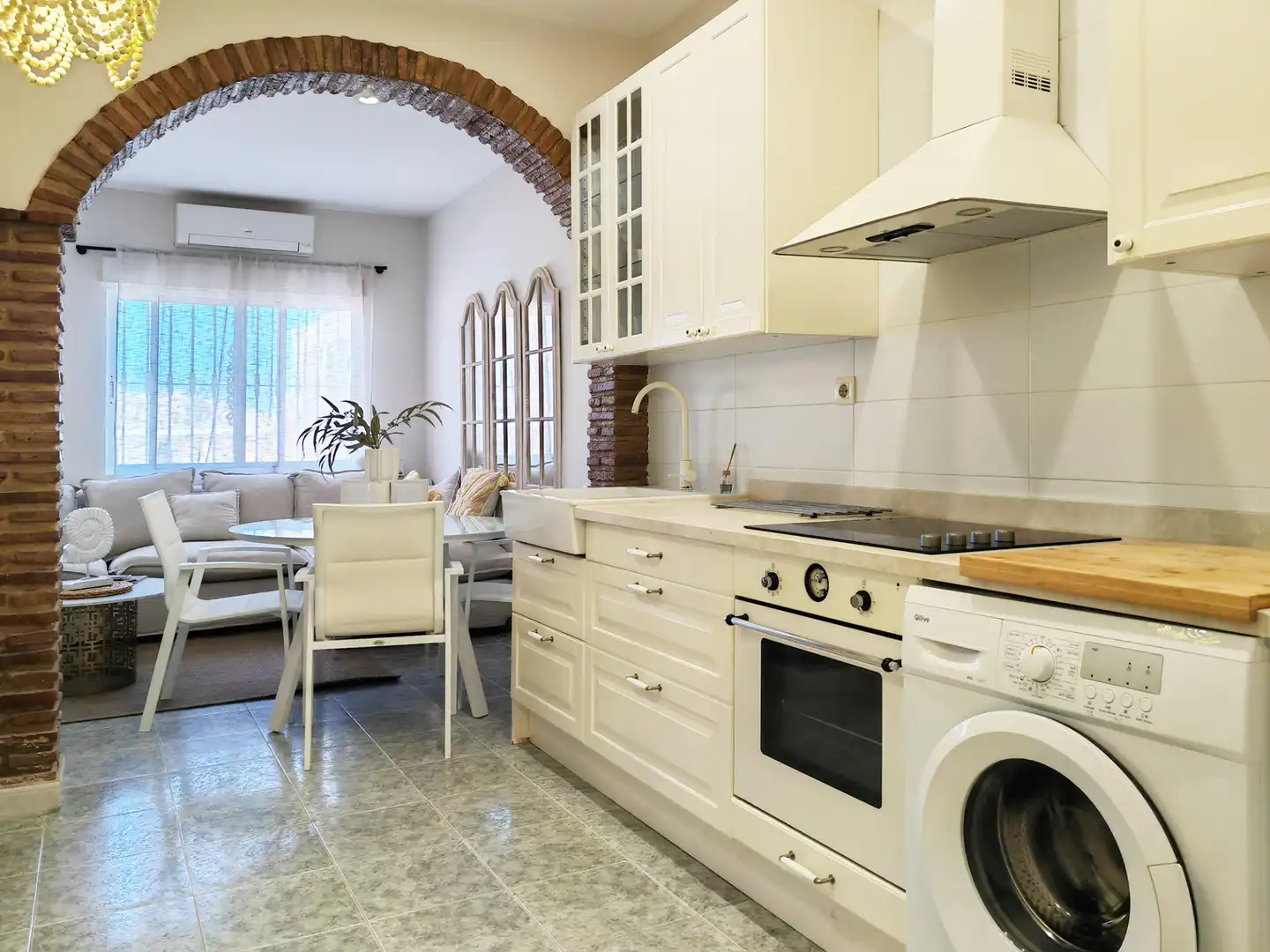 Cocina de Apartamento en venta en Mijas con Aire acondicionado, Amueblado y Internet