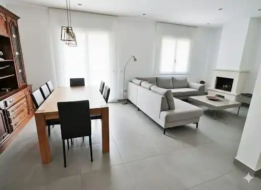 Sala de estar de Casa o chalet en venta en Polinyà con Calefacción, Jardín privado y Terraza