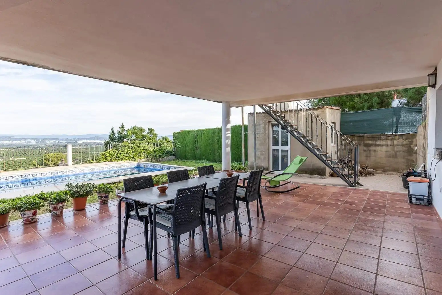 Terraza de Casa o chalet en venta en Chiva con Aire acondicionado, Terraza y Piscina